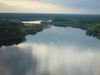 Widok na piękne jezioro Świętajno